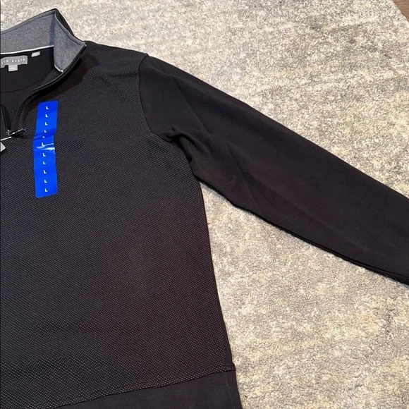 Ted Baker Black Quarter-Zip Sweater - Picture 5 of 9